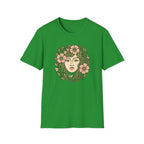 Floral Crown Portrait T-Shirt