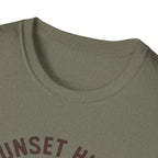 Bear Silhouette at Sunset T-Shirt