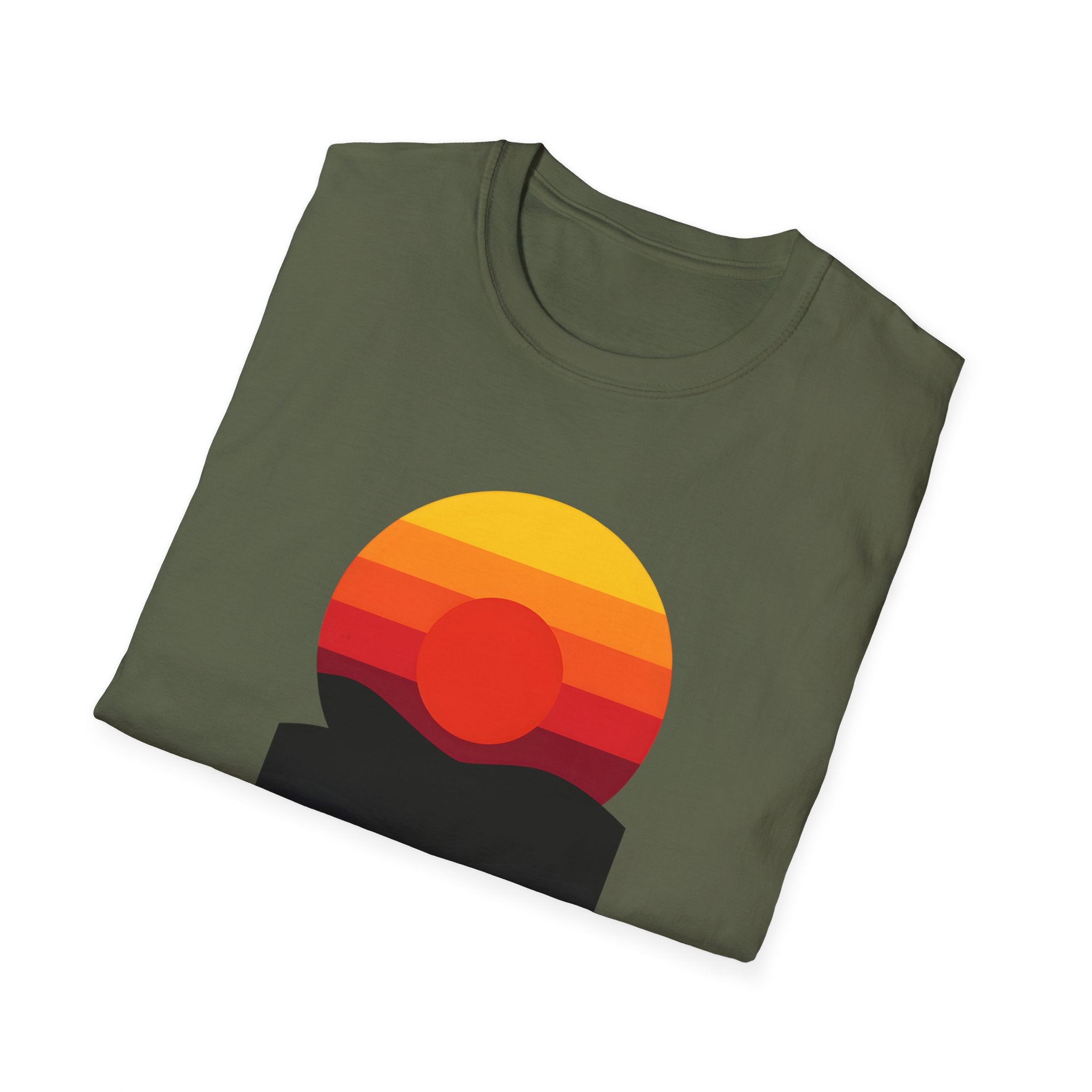 Vibrant Sunset Gradient T-Shirt
