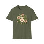Floral Crown Portrait T-Shirt