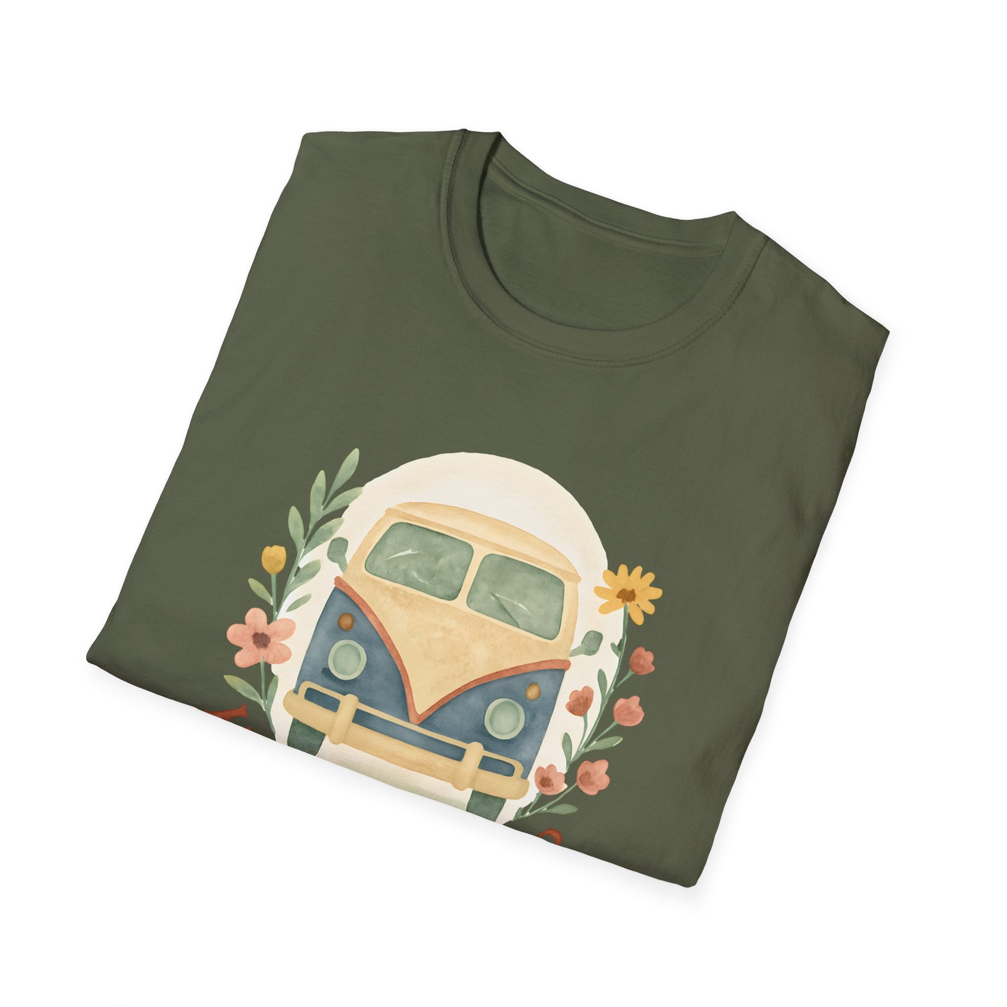 Floral Camper Van T-Shirt