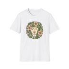 Floral Crown Portrait T-Shirt