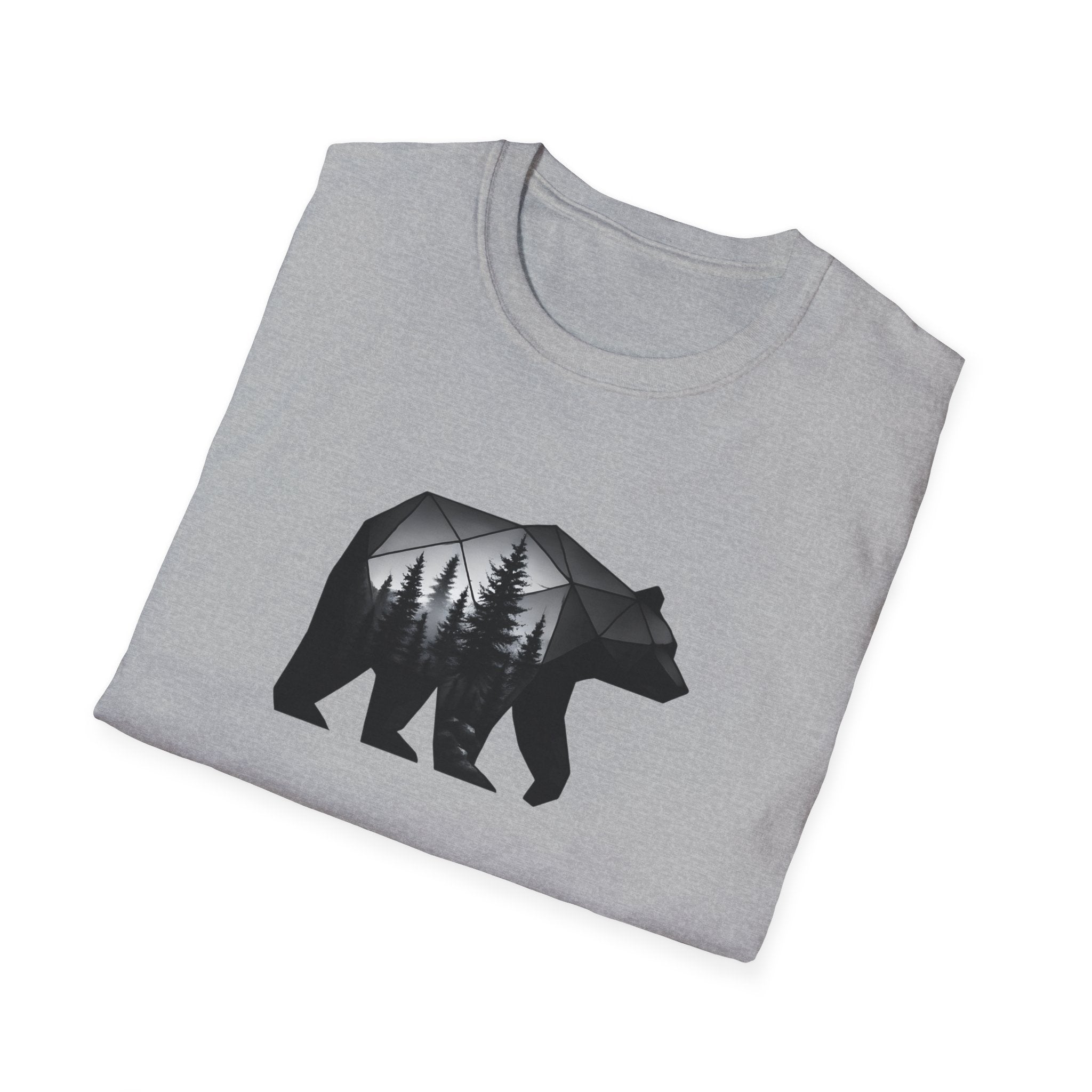 Geometric bear forest T-Shirt