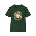 Floral Crown Portrait T-Shirt
