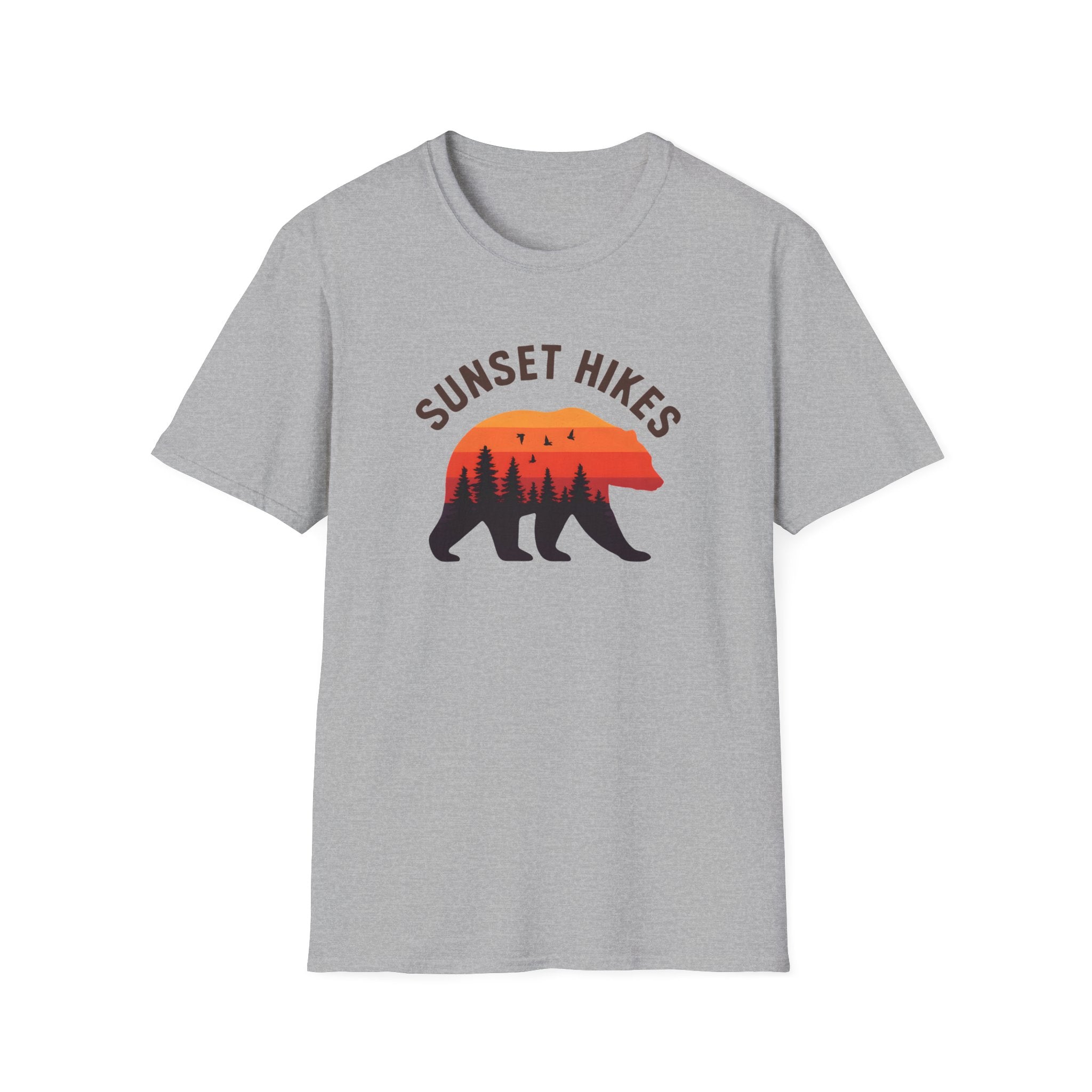 Bear Silhouette at Sunset T-Shirt
