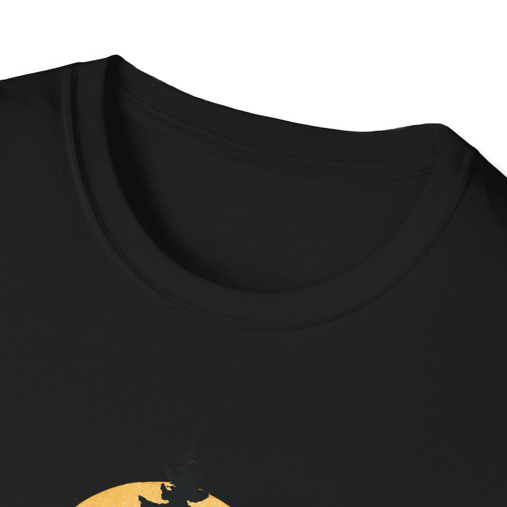Pine Tree Silhouette Sunset T-Shirt