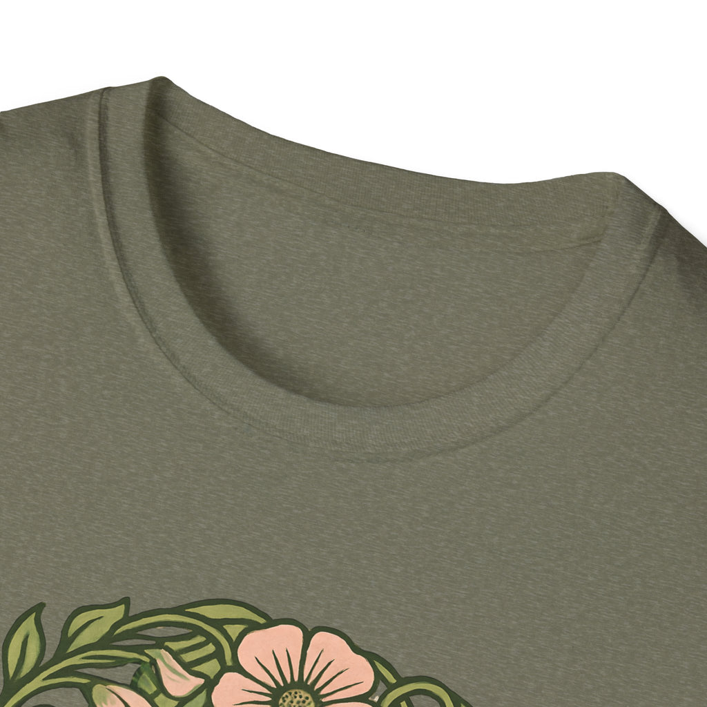 Floral Crown Portrait T-Shirt