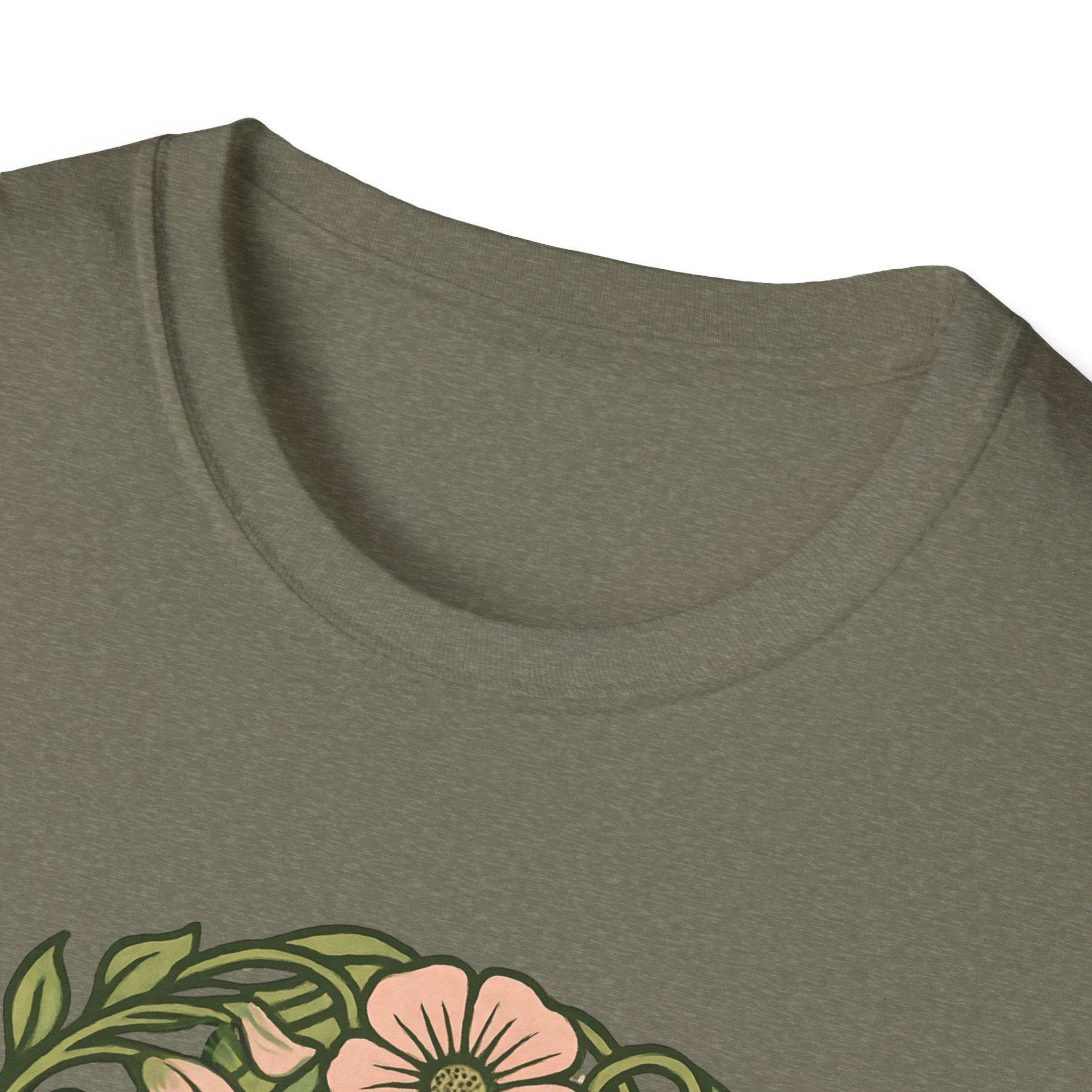 Floral Crown Portrait T-Shirt