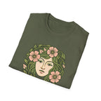 Floral Crown Portrait T-Shirt
