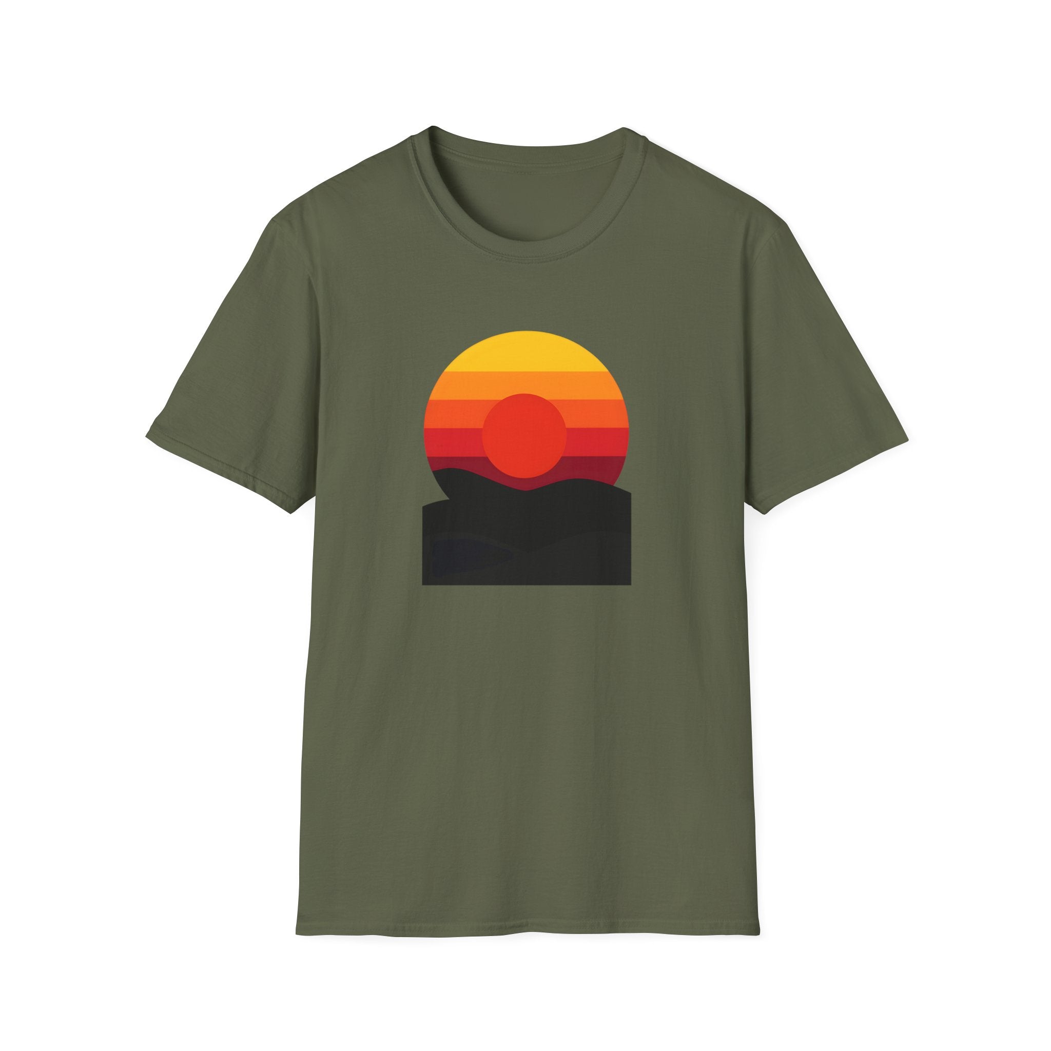 Vibrant Sunset Gradient T-Shirt