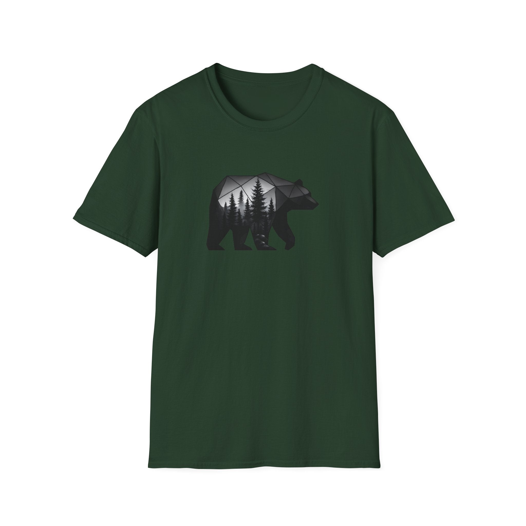 Geometric bear forest T-Shirt