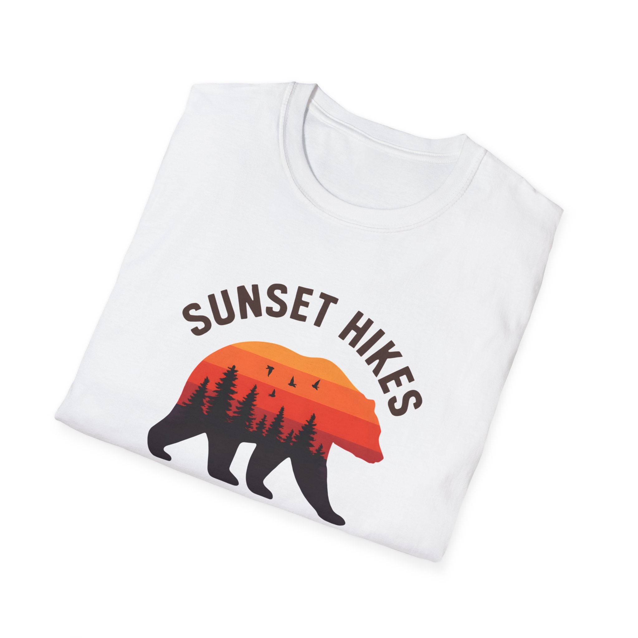 Bear Silhouette at Sunset T-Shirt