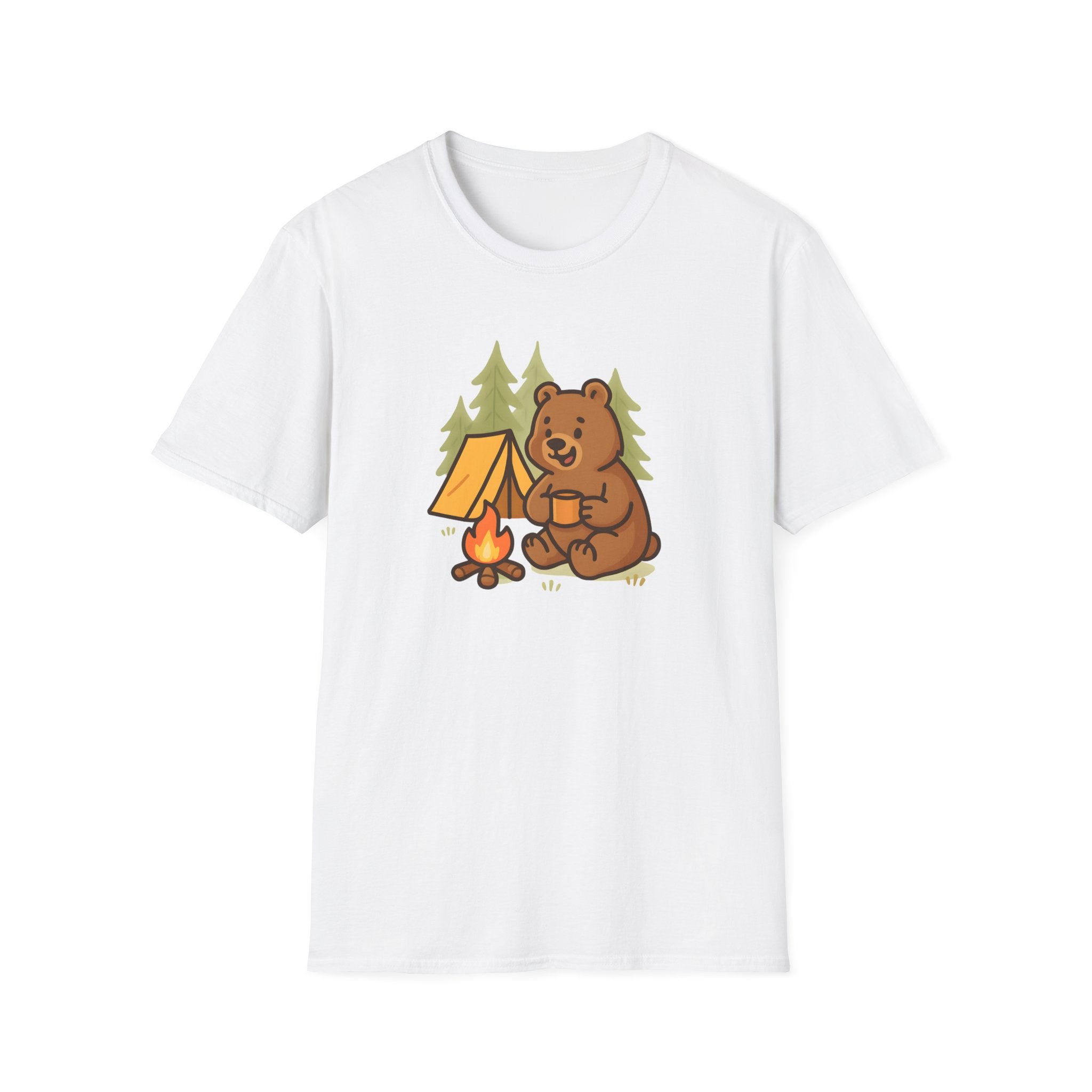 Bear at Campfire T-Shirt