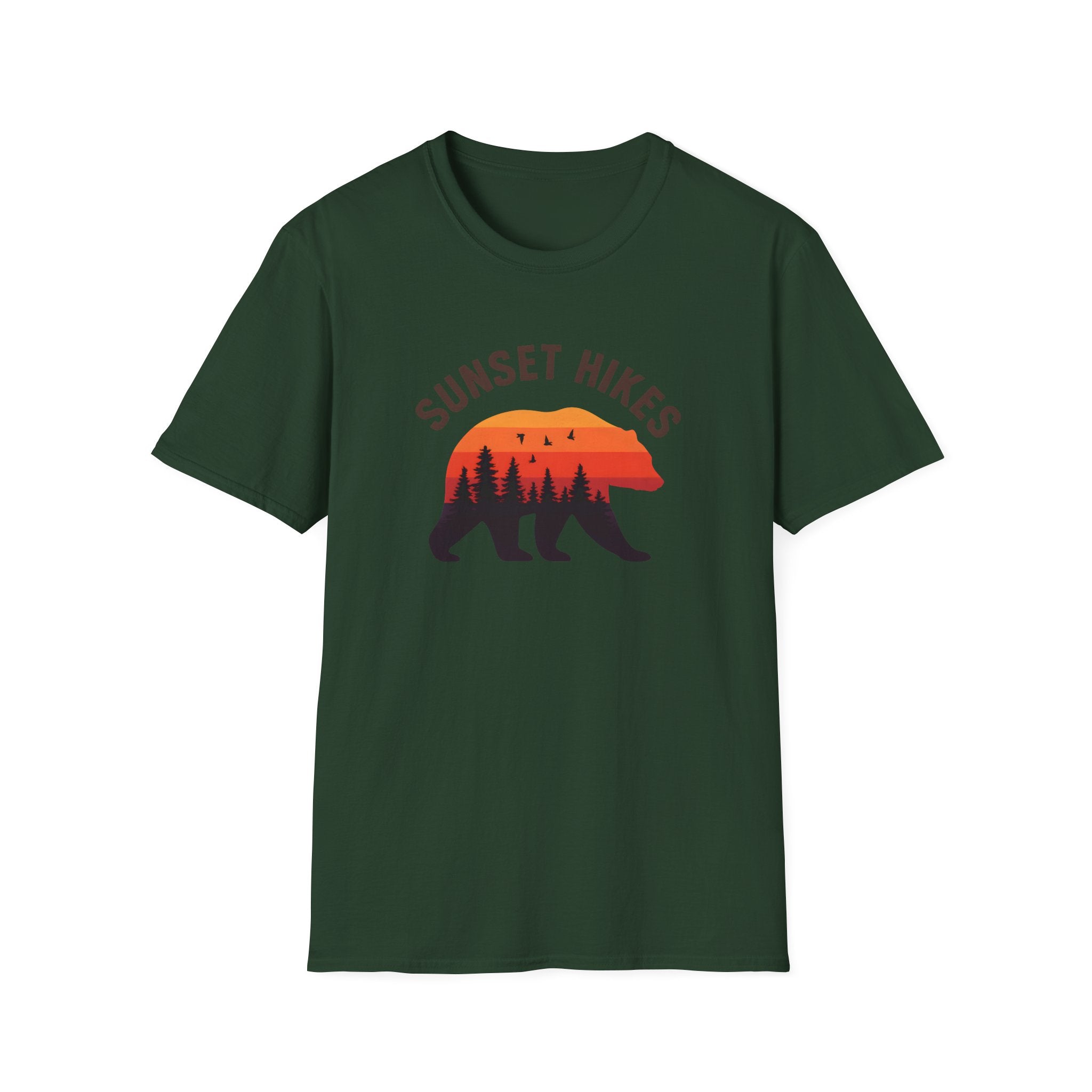 Bear Silhouette at Sunset T-Shirt