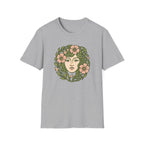 Floral Crown Portrait T-Shirt