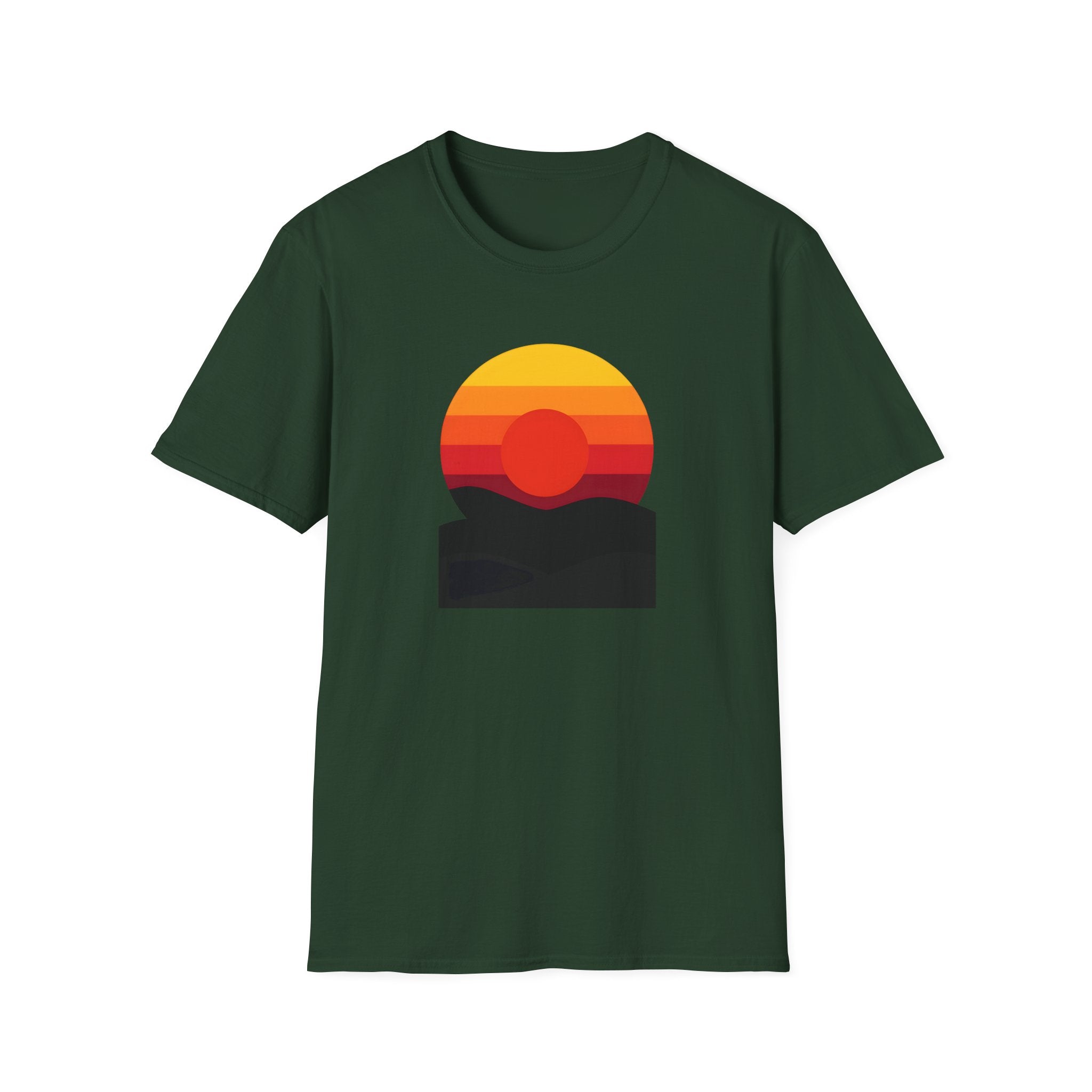 Vibrant Sunset Gradient T-Shirt