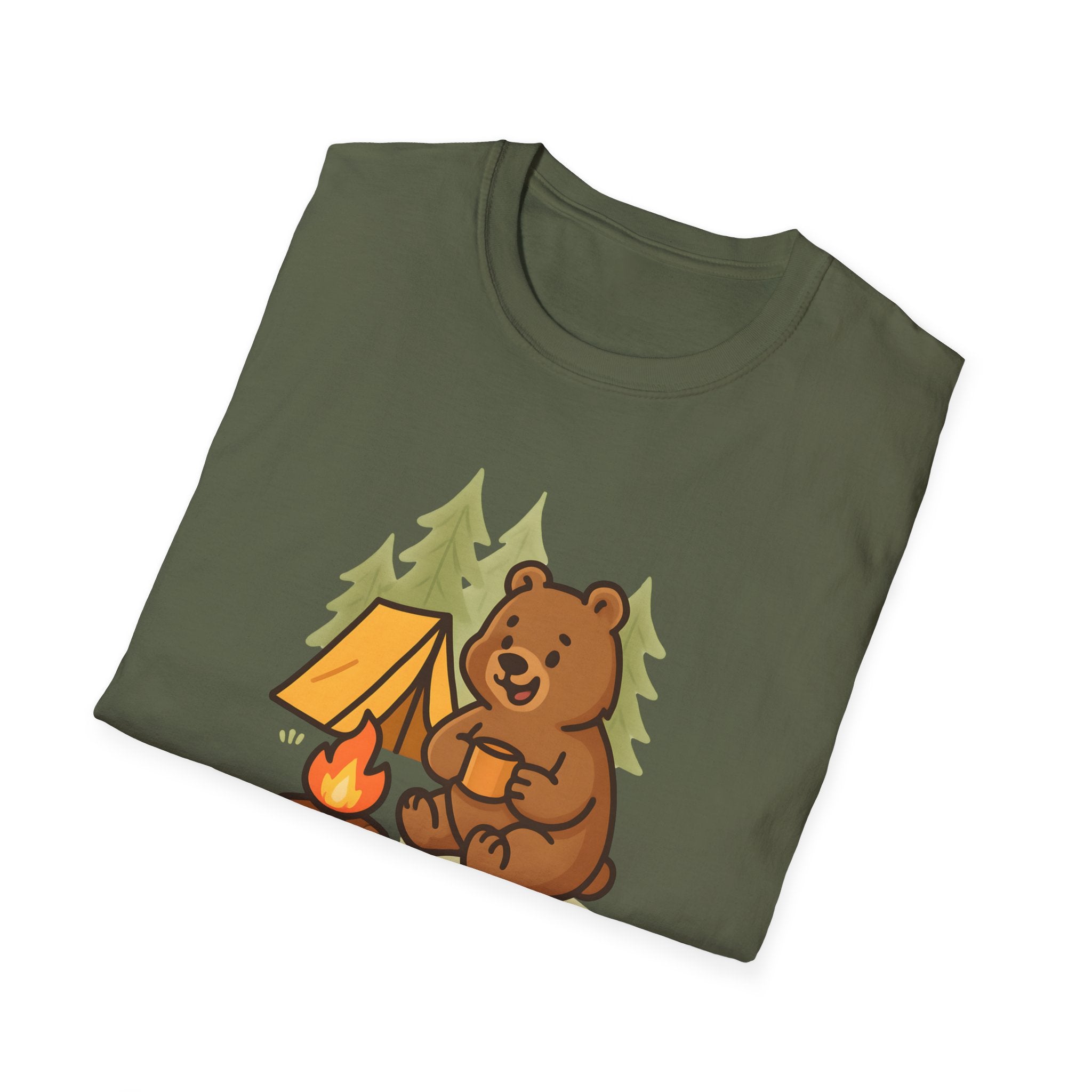 Bear at Campfire T-Shirt