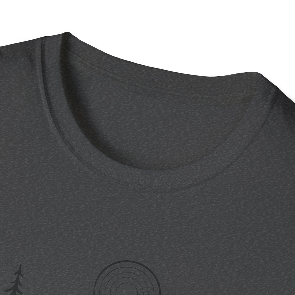 Moonlit Mountain Landscape T-Shirt