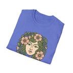Floral Crown Portrait T-Shirt