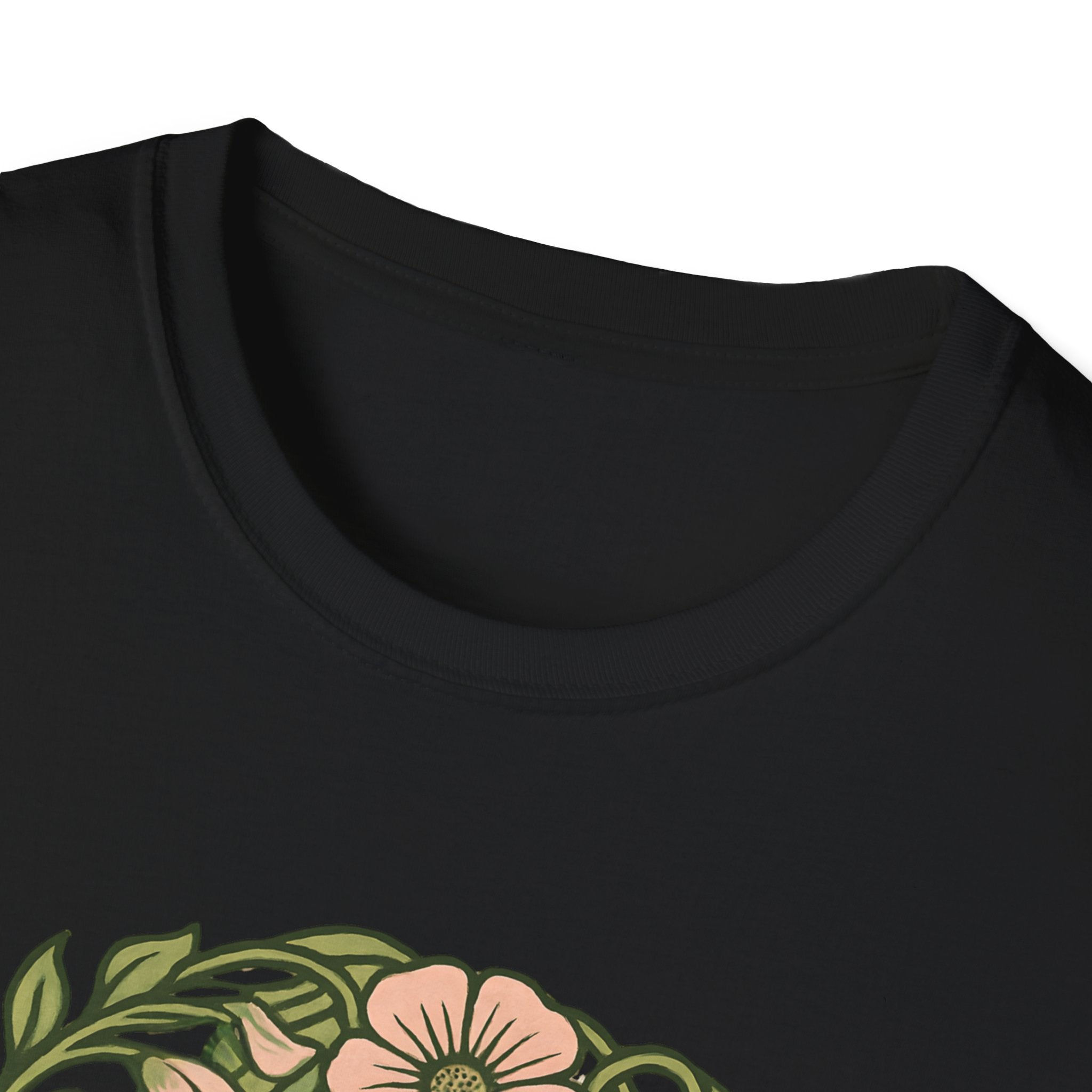 Floral Crown Portrait T-Shirt
