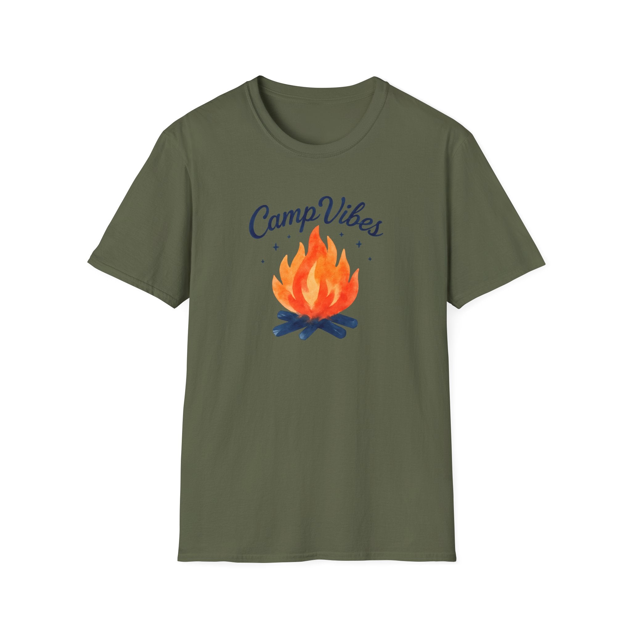 CampVibes Campfire Scene T-Shirt