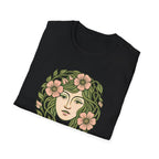 Floral Crown Portrait T-Shirt