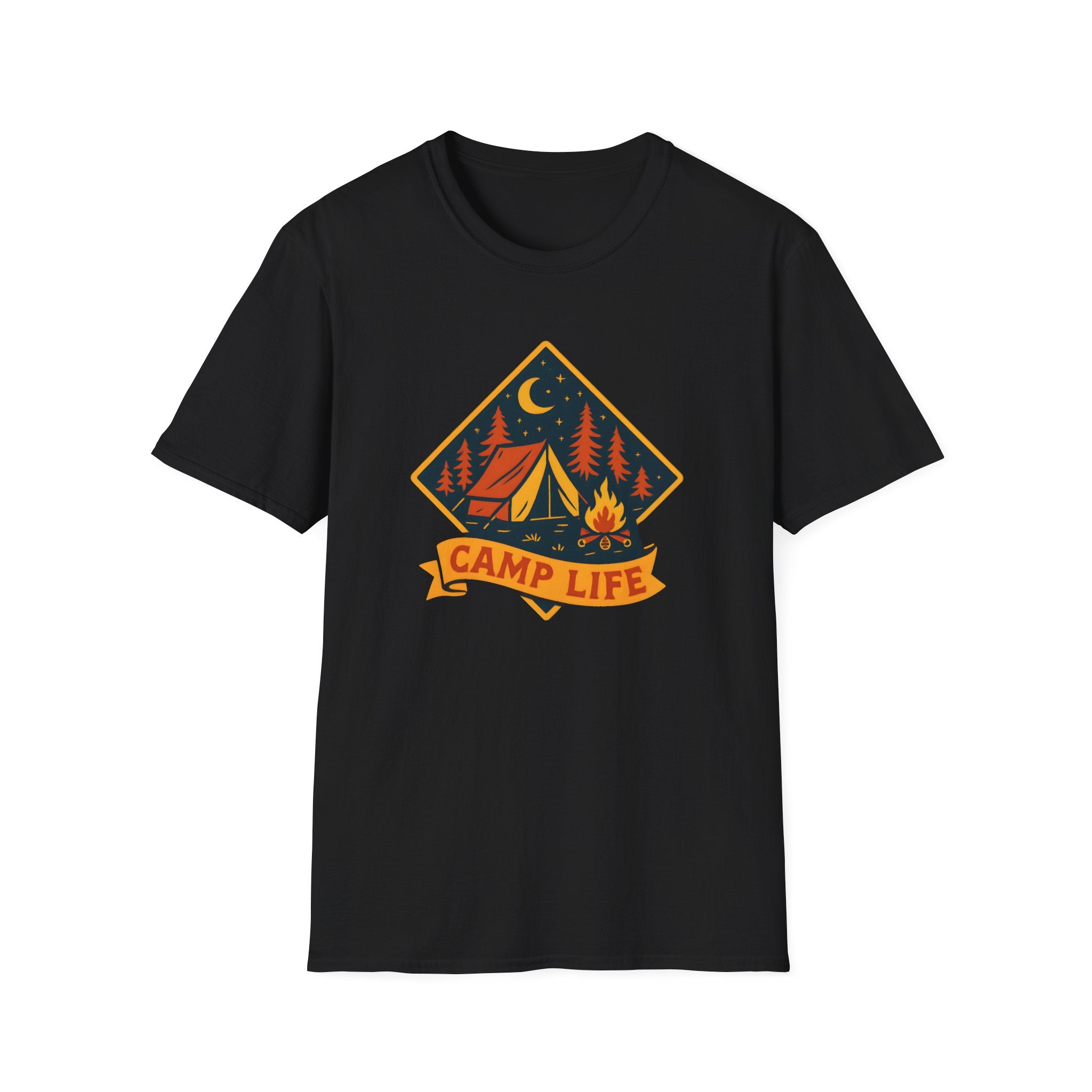 Camping Night Campfire T-Shirt