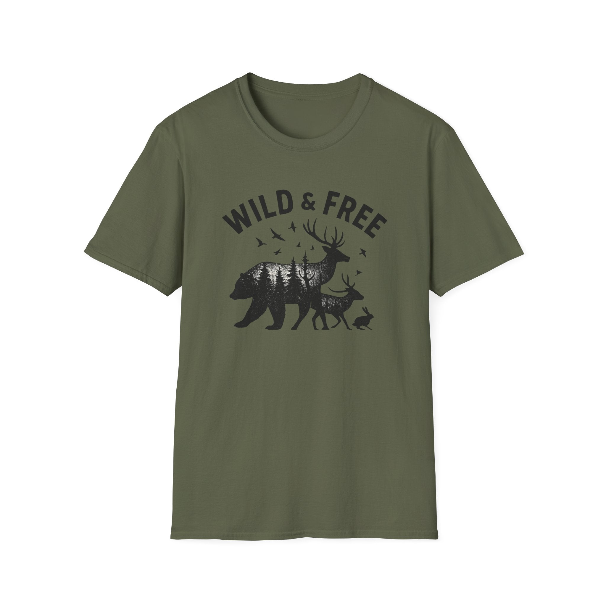 Wildlife in Forest T-Shirt