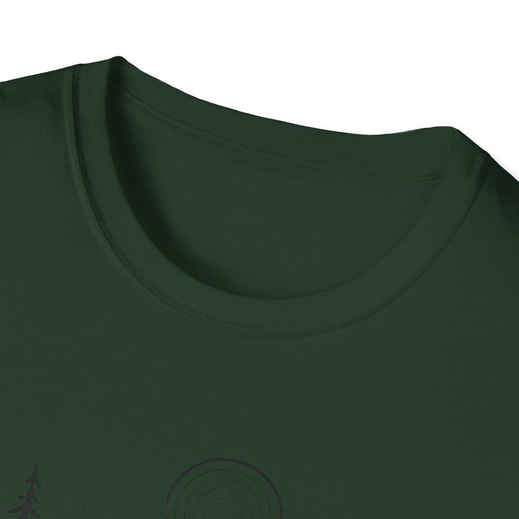 Moonlit Mountain Landscape T-Shirt