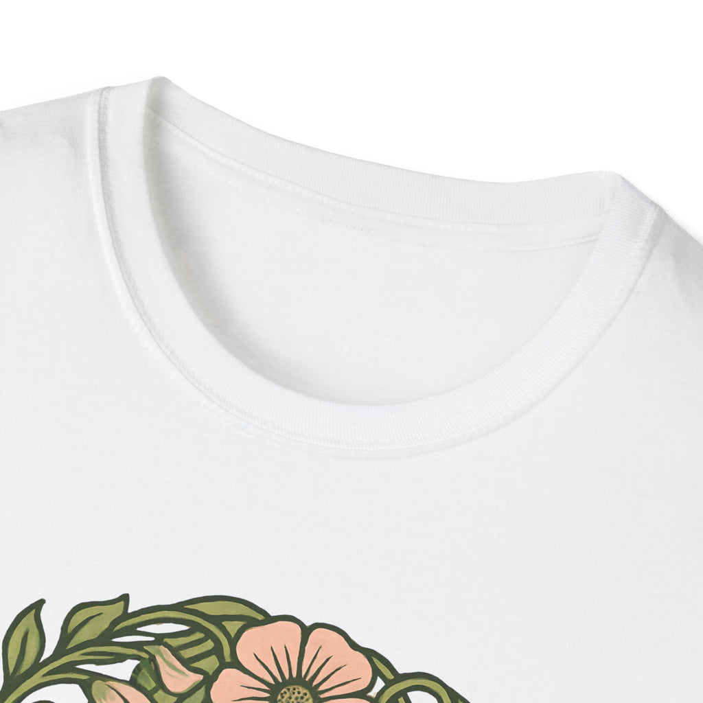 Floral Crown Portrait T-Shirt
