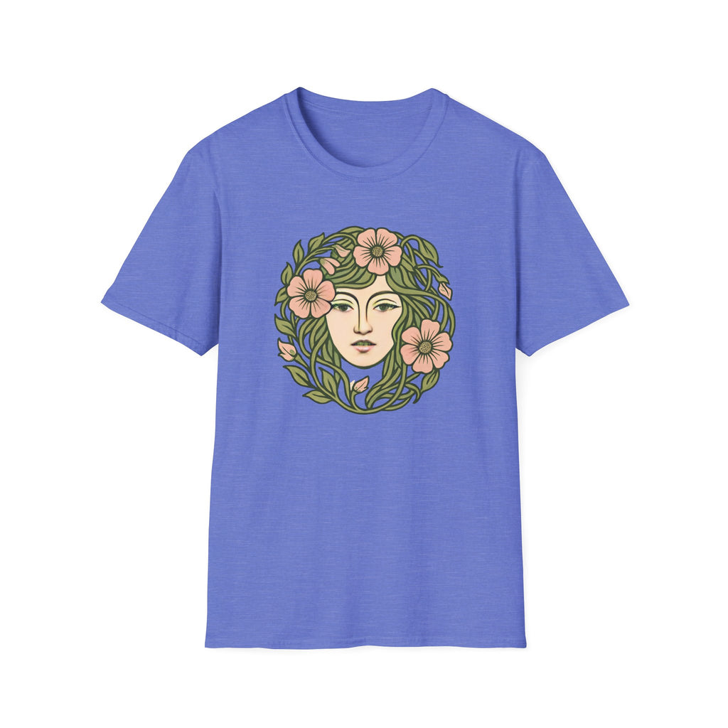 Floral Crown Portrait T-Shirt