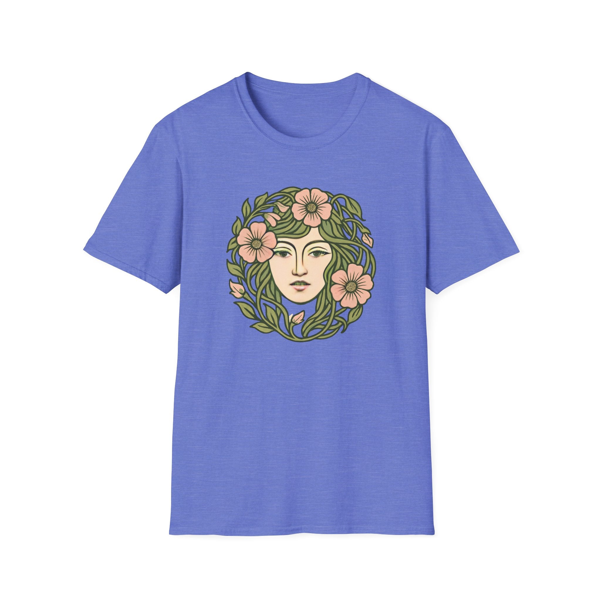 Floral Crown Portrait T-Shirt