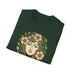 Floral Crown Portrait T-Shirt